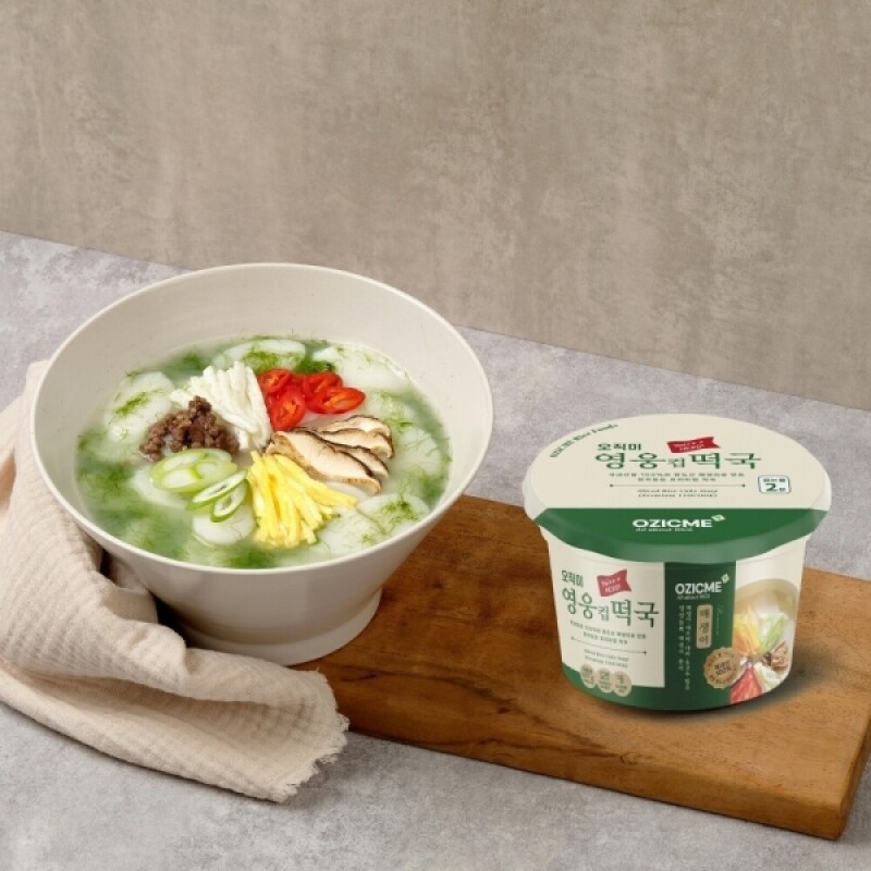 철원몰,(오직미)영웅컵떡국 157g 12개입 100% 국내산쌀 매생이떡국