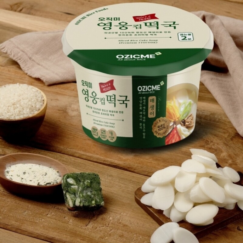 철원몰,(오직미)영웅컵떡국 157g 6개입 100% 국내산쌀 매생이떡국